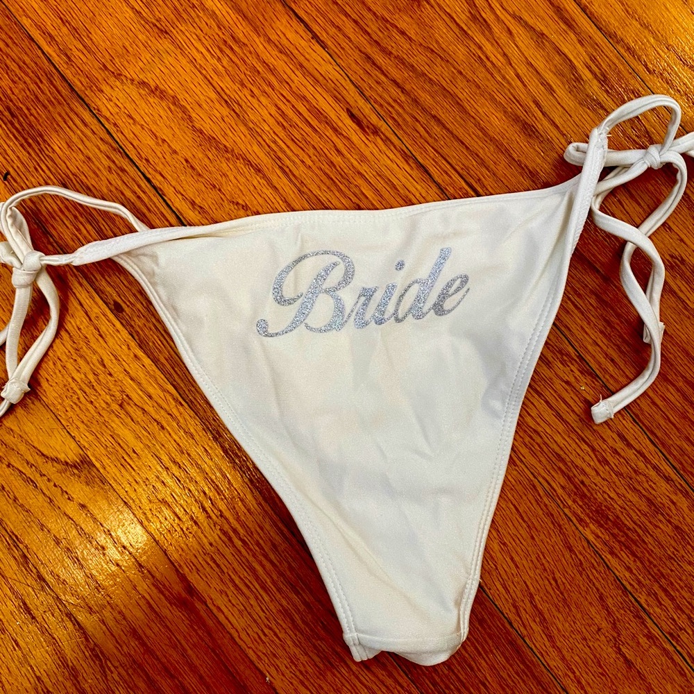 Bride swimsuit bottoms